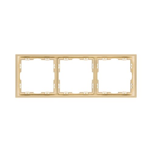 Рамка 3-постовая, золотой Kollinger Eclipse EC3GD