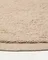 Ковер Marely круглый, бежевый, шерстяной, Ø 200