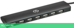 USB-хаб Digma HUB-7U2.0-UC-B черный