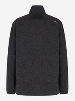 Толстовка флисовая CMP Men's mélange knit-tech heavy fleece, артикул 3H60747N, цвет Nero-Glacier (44UE)