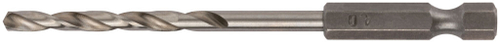 Сверло hss по металлу, u-хвостовик под биту, 4 х 75 мм, FIT, 34040