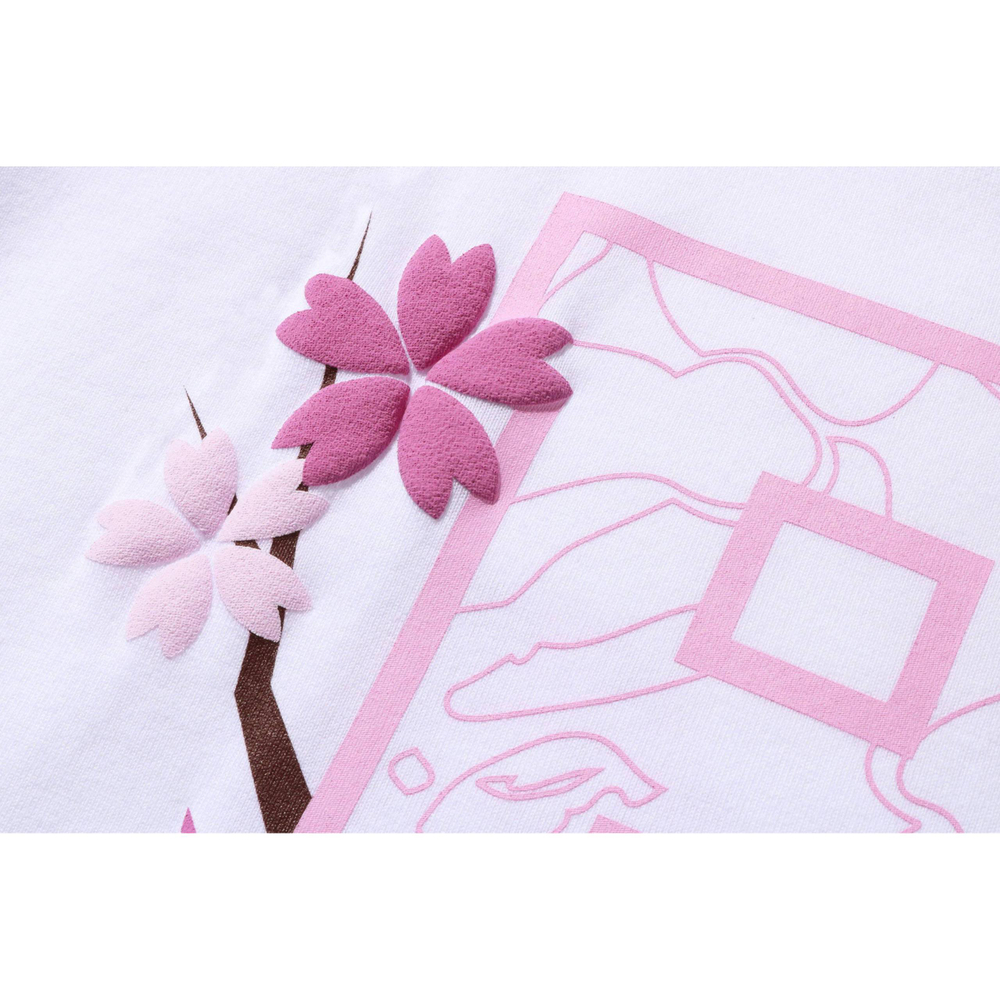 A Bathing Ape Sakura Tee белый