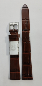 14 мм. Ремень из натуральной кожи. Лаковый крокодил.