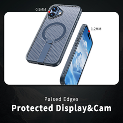 Прозрачный чехол Mesh Pro Magnetic Case для iPhone 16 Plus