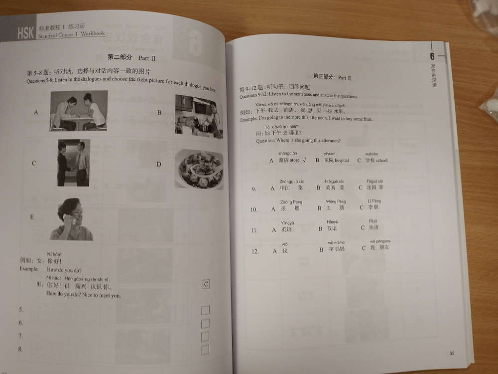 HSK Standard Course 1 - Workbook (Chinese Edition) 