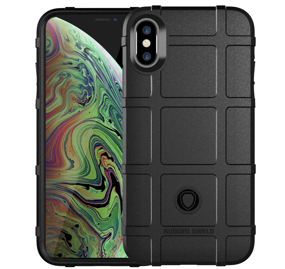 Чехол для iPhone XS Max цвет Black (черный), серия Armor от Caseport