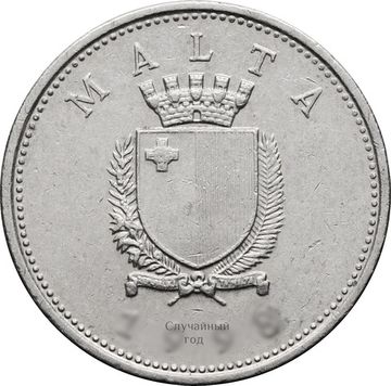 10 центов 1991-2007 Мальта