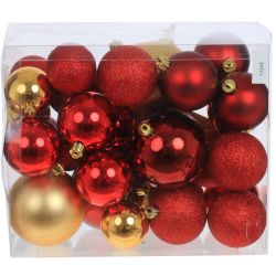 GAEM Набор из 30шт Украшение новогоднее "Шар", D8/6/5 см L21 W13 H26 см