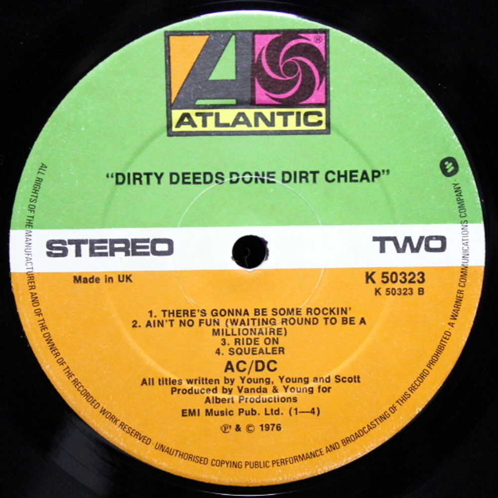 AC/DC / Dirty Deeds Done Dirt Cheap (LP)
