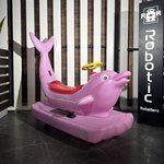 Прокатный аттракцион «Световой дельфин» Электромобиль (съемный хвост)