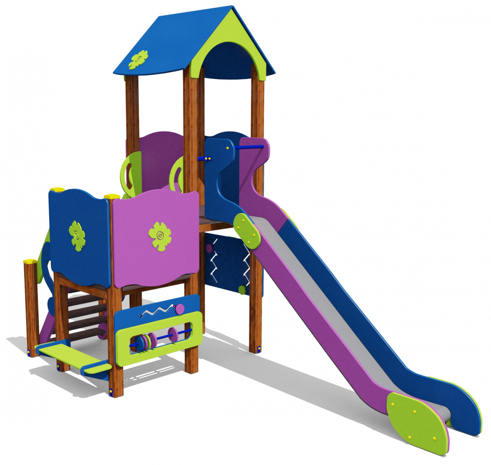 Игровой комплекс 07065.21 для детей 4-6 лет для уличной площадки