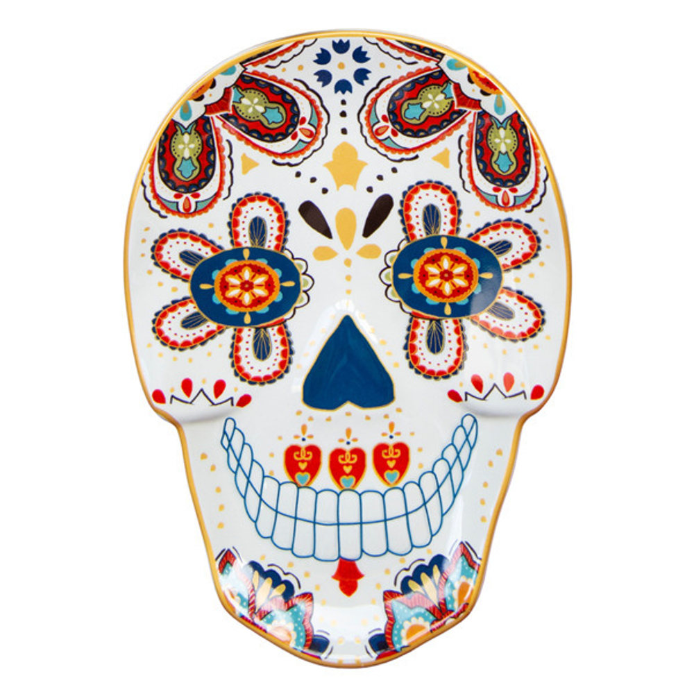 Блюдо сервировочное 3D Certified Int. La Vida череп
