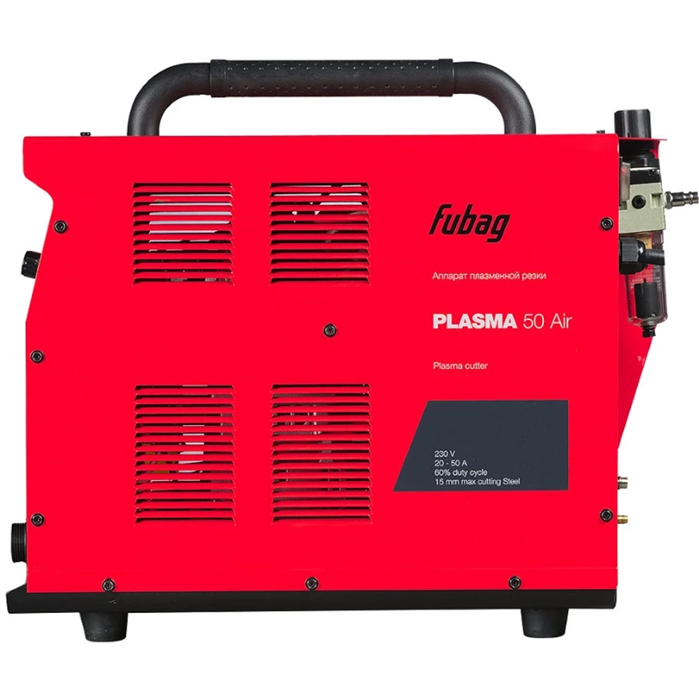 FUBAG Плазма 50 с компрессором (Plasma 50 Air) аппарат плазменной резки с горелкой FB P40 6m и защитным колпаком FB P40 AIR 46123.2