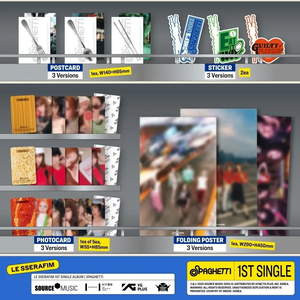 Альбом LE SSERAFIM - SPAGHETTI