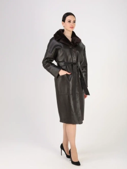 Дубленка зимняя шуба натуральная двухсторонняя оверсайз