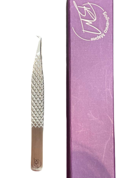 Пинцет для наращивания ресниц 65° №1 BM