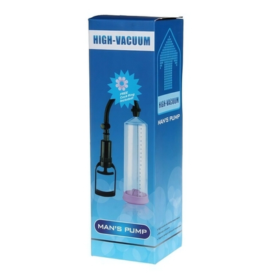 Вакуумная помпа для мужчин с 3 насадками (Цвет: прозрачный)