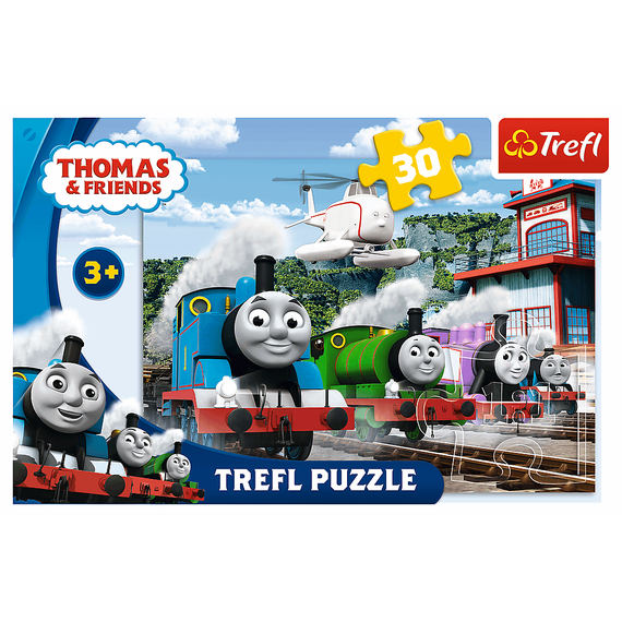 Puzzle "30" - Railway race / Thomas and Friends