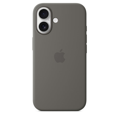 Silicone Case with MagSafe Stone Gray iPhone 16