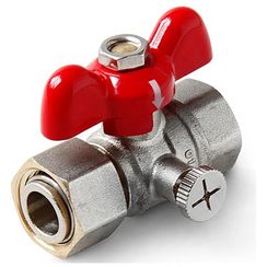 Кран шаровый для подключения манометра 1/2