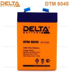 Аккумуляторная батарея Delta DTM 6045 (6V / 4.5Ah)