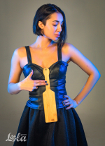 Деревянная шлепалка 36см Lola Games Party Hard Perky Bamboo Beige 1128-01lola