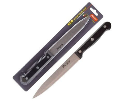 Нож универс. CLASSICO MAL-06CL, лезвие 12,5см, пластик.рукоятка 5518 Mallony