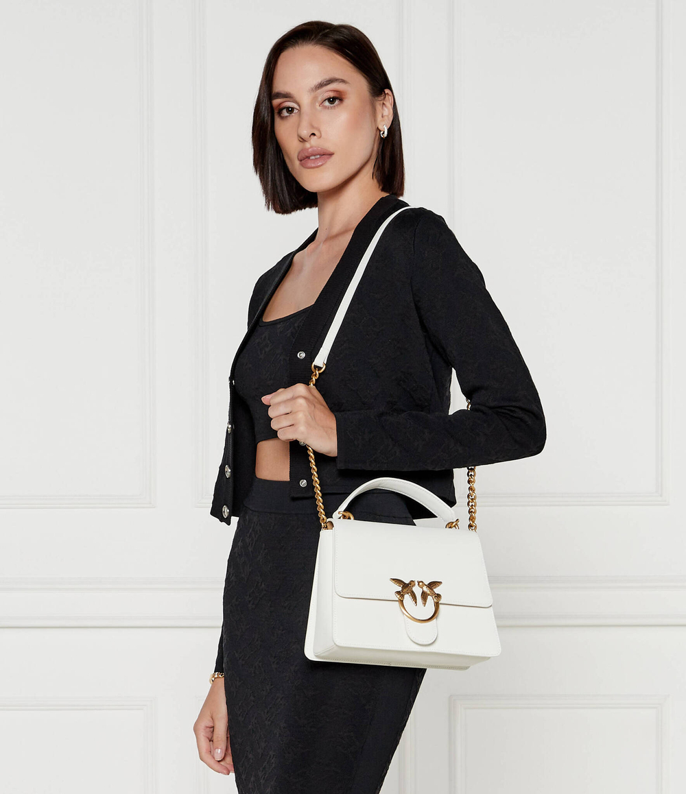 Кожаный Kuferek LOVE ONE Pinko - белый(100066 A0F1)