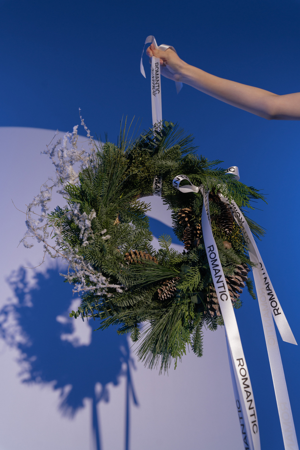 Новогодний венок "Северный ветер"