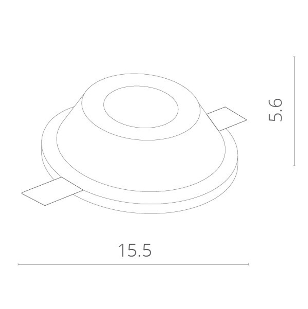 Встраиваемый светильник Arte Lamp A9215PL-1WH