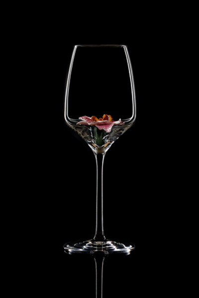 Бокал для белого вина. Орхидея Розовая. Низкая.