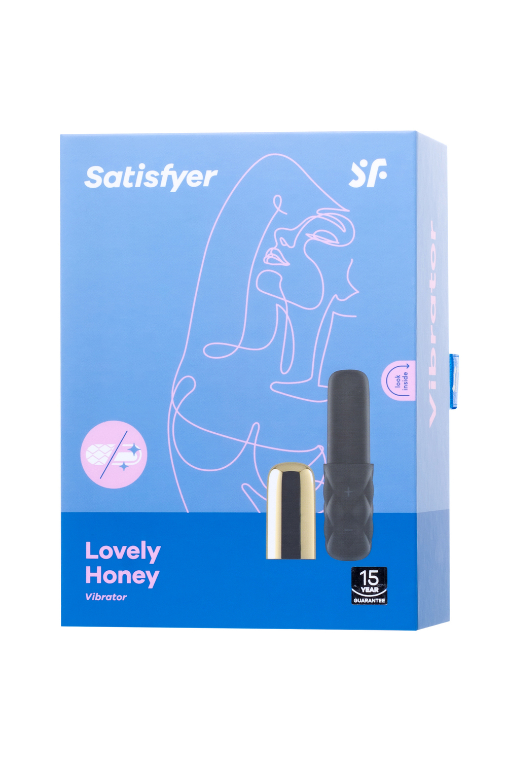 Вибромассажер Satisfyer Mini Lovely Honey чёрный серебро 11,4 см