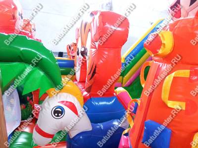 Коммерческий надувной батут "Тигриная страна мини"