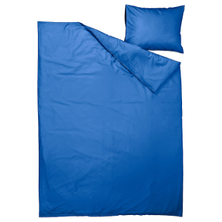 IKEA PILTANDVINGE  (ИКЕА ПИЛТАНДВИНГЕ)  -  Пододеяльник и наволочка, синий, 150x200/50x60 см