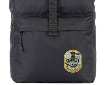 Нашивка термоаппликация на одежду и на рюкзак. Noodle Head, Лапша