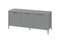 Тумба Type 3 двери ширина 160 см (серый)