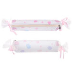 Пенал - косметичка Alingar, ПВХ, молния, 210 х 60 х 40 мм, "Конфетка-3", бежевый (макарунсы)