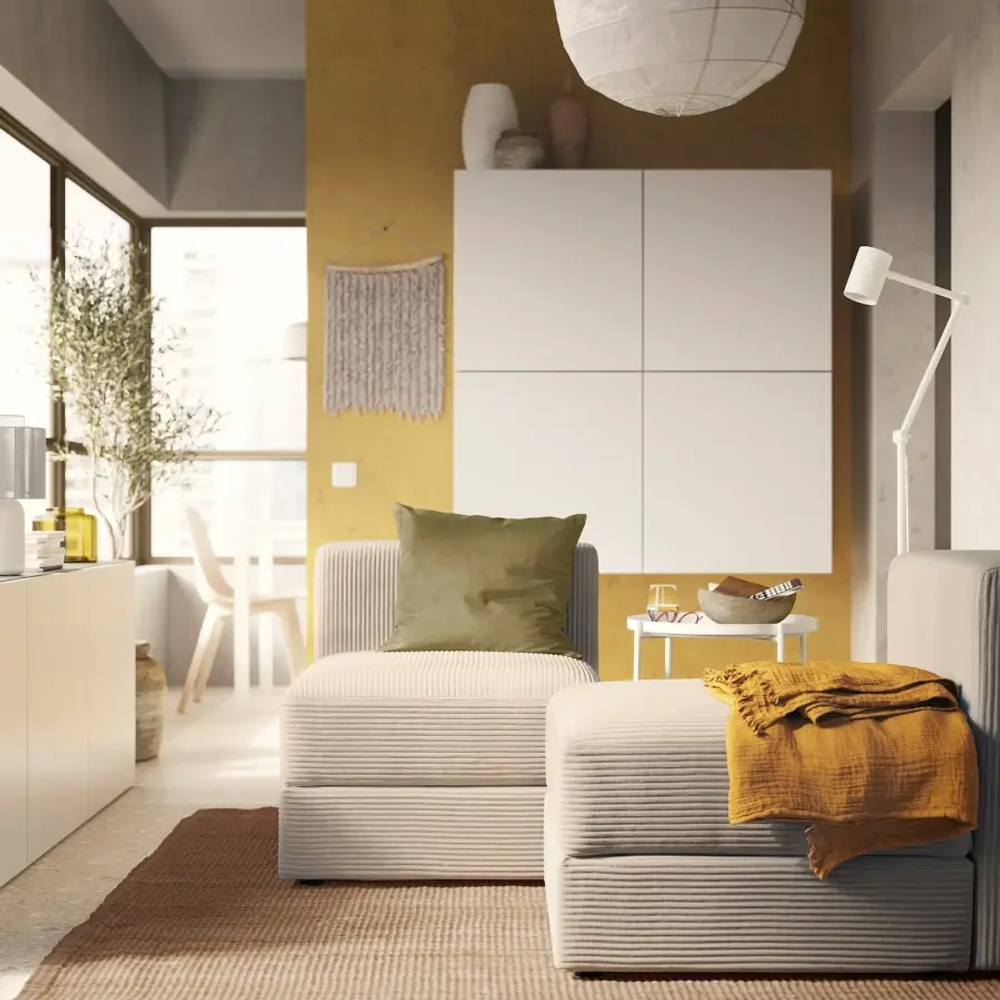 Кресло самсала - JÄTTEBO IKEA/ЙЕТТЕБО/ЯТТЕБО ИКЕА, 70х71х95 см, серо-бежевый