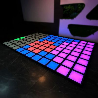 Интерактивный светодиодный пол "Арена Pixel battle" 96шт Максимальная комплектация 8,6 кв. м.