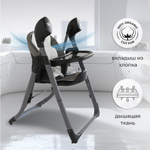 Стульчик для кормления - Электрокачели Sweet Baby Amuleto Steel Grey