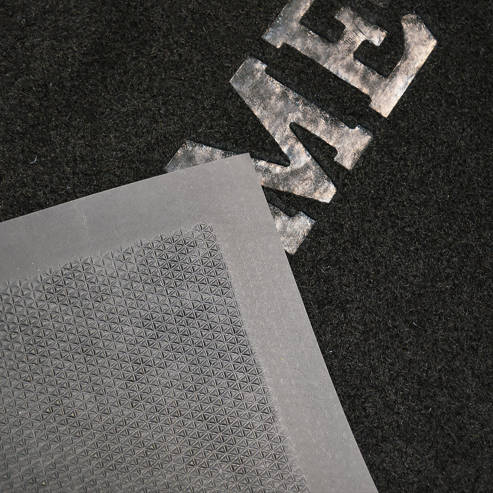 Коврик влаговпитывающий ворсовый 40*60см "Welcome", черный