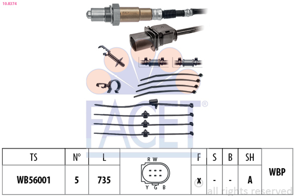 FACET - 108374-FAC - Oxygen Sensor