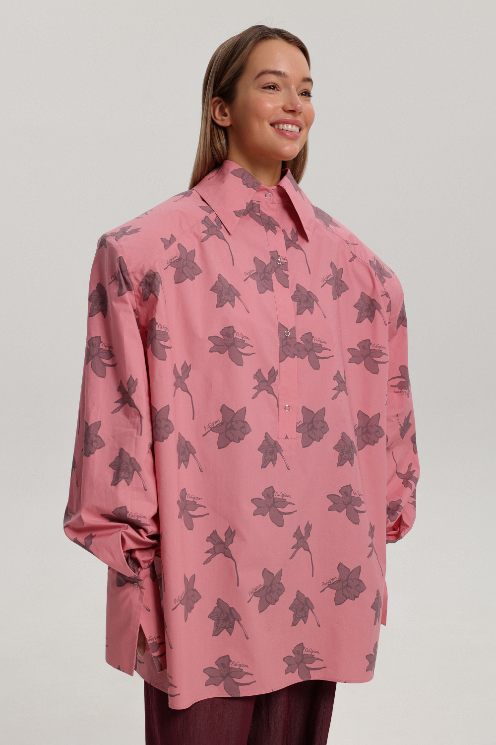 Рубашка в цветок