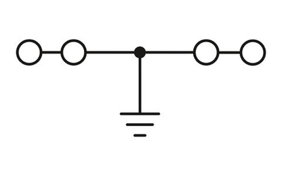 3031308 - ST 2,5-QUATTRO-PE-D-OG - Заземляющая клемма