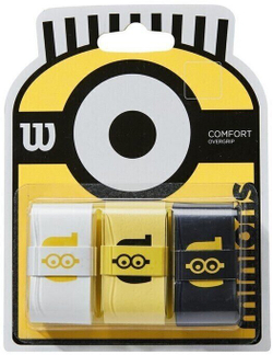 Теннисные намотки Wilson Minions Overgrip 3P - white/yellow/black