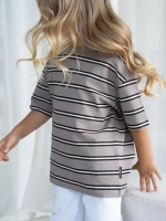 Футболка для девочки в полоску y2k