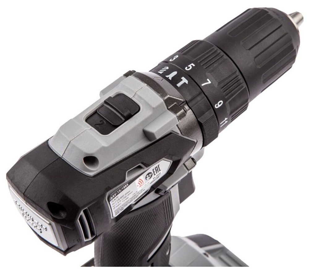 Акк. удар. дрель-шуруп. ДАУ-13/18ВК Li-ion АПИ (кейс, 2 аккум. 1,5Ач, ЗУ) "Интерскол" 573.1.2.70