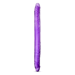 Фиолетовый двусторонний фаллоимитатор B Yours 16  Double Dildo - 40,6 см.