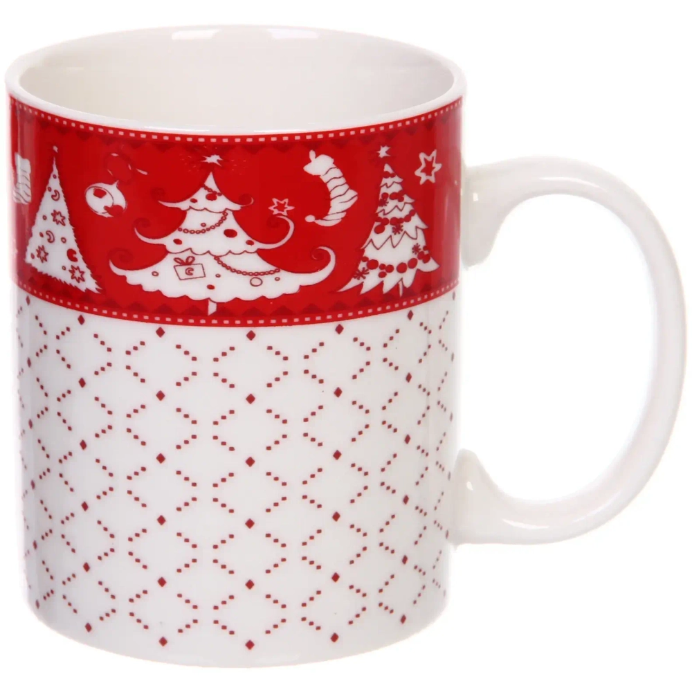 Кружка керамическая 350мл «Символы праздника», микс рисунков