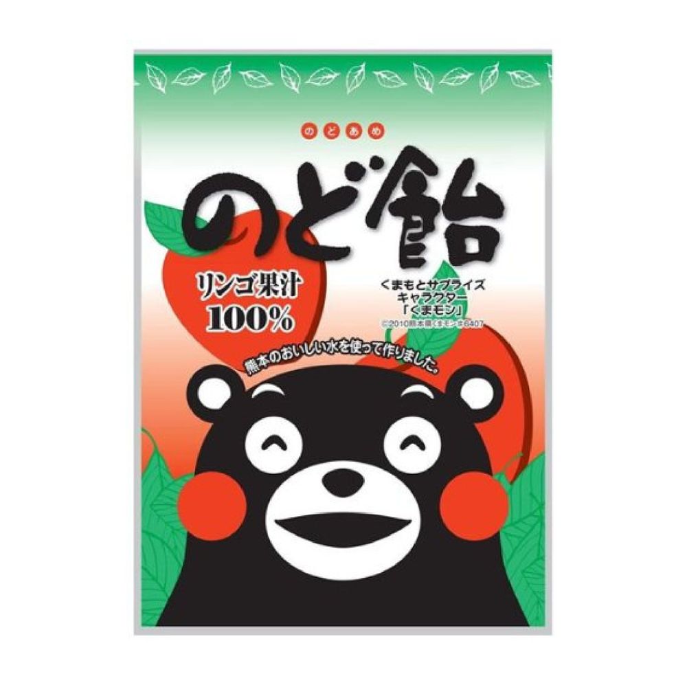 Карамель Кумамон со вкусом яблока Ohkura, 90 гр